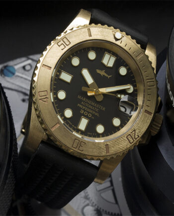 Vintage bronze water ghost diving watch