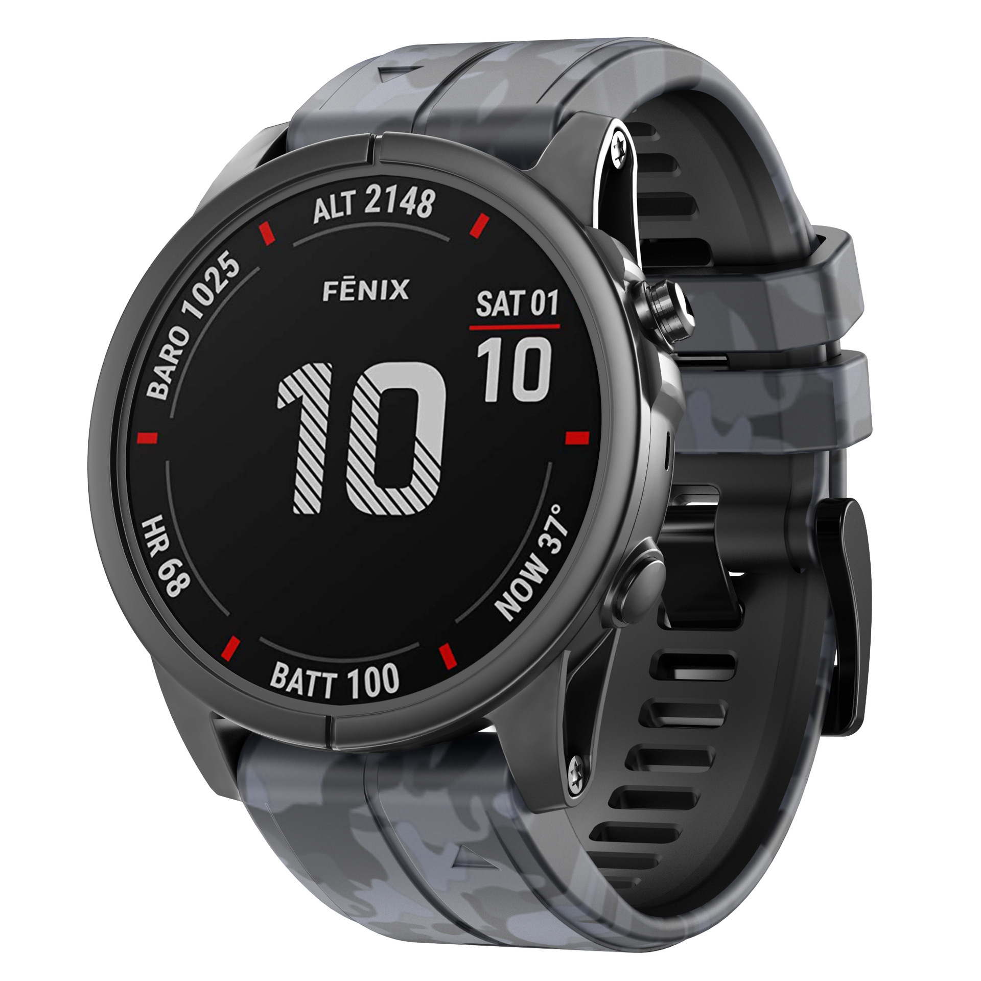 Camouflage Breathable Printed Silicone Strap
